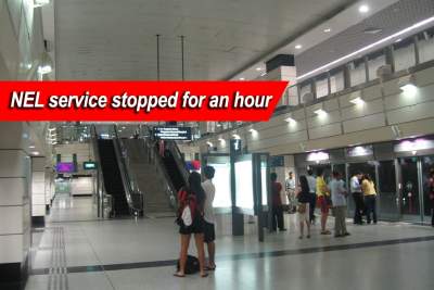 Power fault causes NEL service to stop for an hour