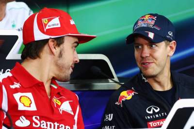 Sebastian Vettel believes Ferrari are back at the front