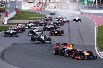 Vettal leads from the start to claim victory at the Canadian Grand Prix