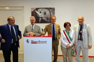 Montezemolo inaugurates the new Ferrari museum