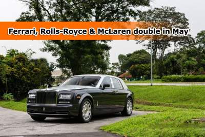 Ferrari, Rolls-Royce and McLaren double in May