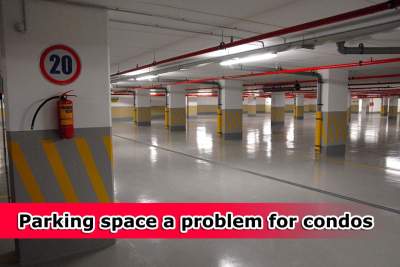 Condominiums now pack lesser parking spaces