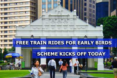 Free non-peak hour train rides to the city kicks off today