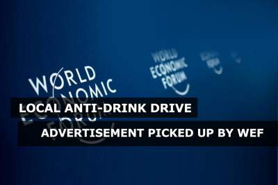 Local anti-drink driving campaign picked up as case study by WEF