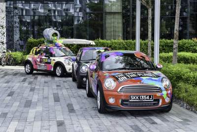 MINI named as official car for Singapore's first Colour Run
