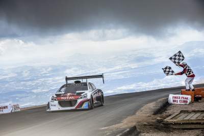Sebastian Loeb breaks Pikes Peak Hill Climb record with the Peugeot 208 T16