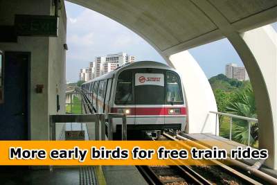 More early birds for free train rides