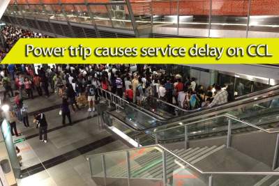 Power trip causes service delay on Circle Line yesterday evening