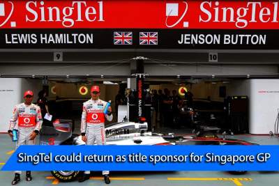 SingTel may return as title sponsor for Singapore Grand Prix 2013