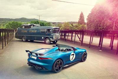 Jaguar unveils Project 7 based on the new F-Type ahead of Goodwood weekend