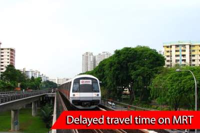Delayed travel time at Pasir Ris MRT