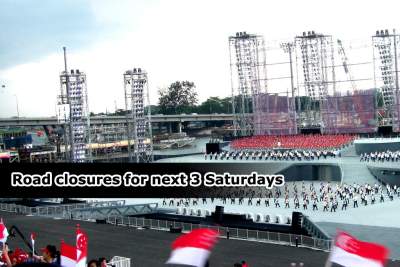 Roads around the floating platform will be closed for three Saturdays