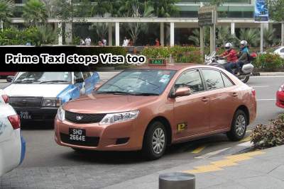 No more Visa card payment on Prime Taxi