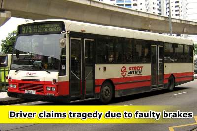 Bus driver claims tragedy due to faulty brakes