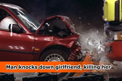 Man knocks down teacher girlfriend, killing her