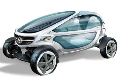 Mercedes pens golf cart for the future