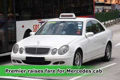 Premier follows suit, raises fare for Mercedes cabs