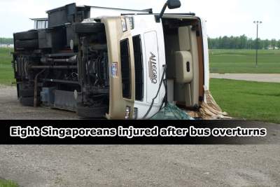 Eight Singaporeans injured in early morning bus accident in Malaysia