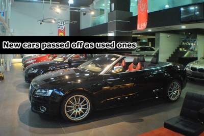 Parallel importers selling new cars as used ones