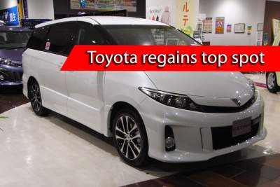 Toyota regains position on sales chart - ahead of BMW and Mercedes-Benz