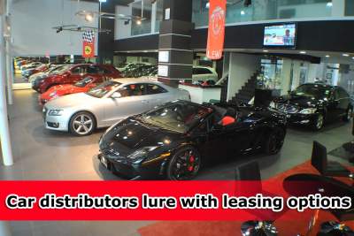 More car distributors offering leasing options