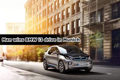 Businessman wins Munich trip with BMW i