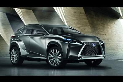 Lexus previews new mid-size luxury SUV study with aggressive LF-NX
