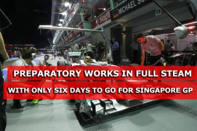 Night becomes day as the Formula One circus descend upon Singapore