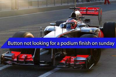 Button rules out podium finish at this weekend's Singapore Grand Prix