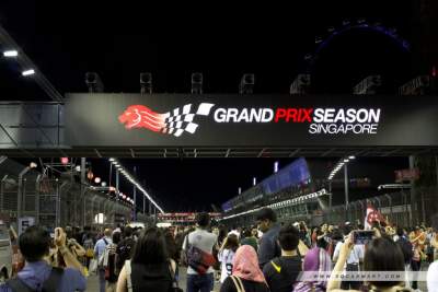 A walk through the pits at the Singapore Grand Prix