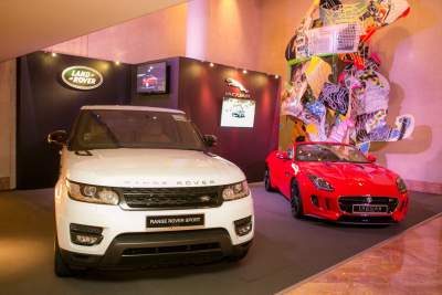Range Rover Sport & Jaguar F-Type sizzle at The Podium Lounge