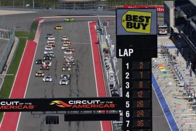 Audi celebrates 100th LMP overall victory at Austin, Texas