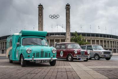BMW sends three classic Minis on a road trip in Germany