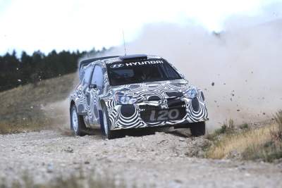 Hyundai Motorsport takes the i20 WRC to the altitude