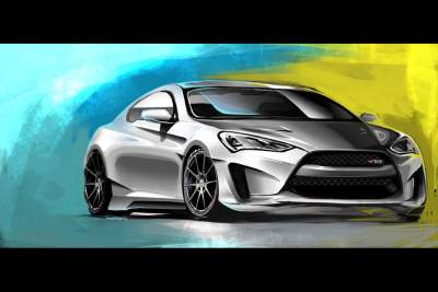 Hyundai teams ARK Performance for Legato Concept Genesis Coupe