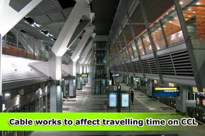 Cable works on Circle Line will affect travelling time