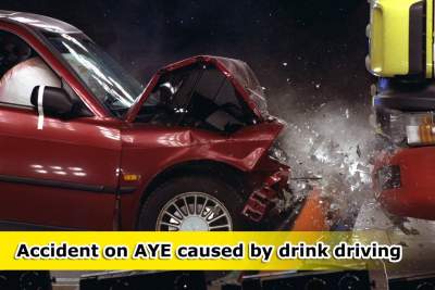 Accident on AYE caused by drink driving