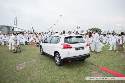 Peugeot unveils 2008 with style at Diner en Blanc Singapore