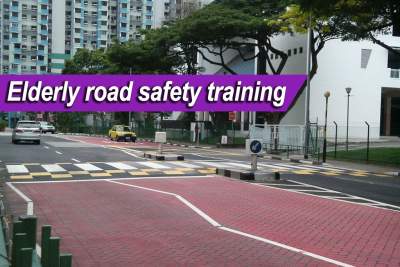 Road safety training for elderly