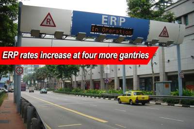 $6.00 ERP rates at four more gantries from Monday