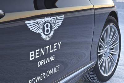Bentley returns to chilly ice plains of Finland for Power on Ice event