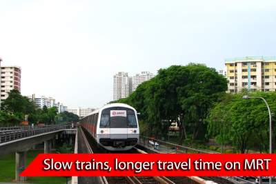 Trains are running slower due to worn out timber track replacement works