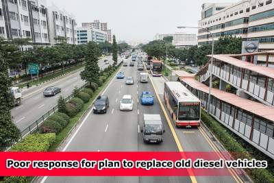 Poor response for plan to replace old diesel vehicles