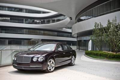 Bentley unveils Flying Spur and furniture collection in Spain