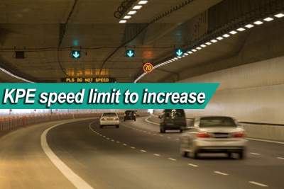 Speed limit on KPE set to increase to 80km/h