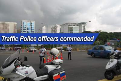 Traffic Police officers commended for rejecting bribe