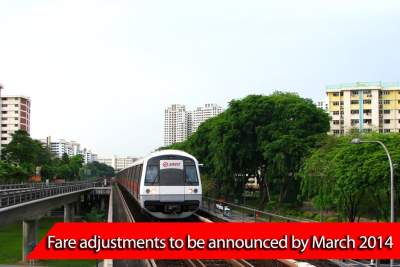 Public transport fare adjustments to be announced by March 2014