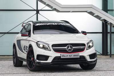 The concept GLA 45 AMG looks forward to a new SUV from Mercedes AMG