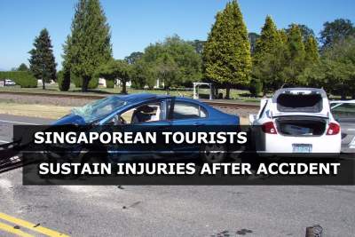 Group of Singaporean tourists sustain injuries after accident in Perth