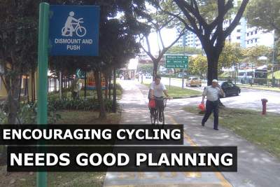 Encouraging people to commute on bicycles needs good planning